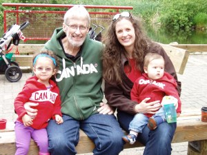 Kids & Grandad in better times